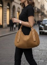 Bolsa De Mujer Con Manijas Y Correa Amarilla PF244 Accesorios Moda P/E 2026