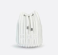 Bolsa de Maquillaje Cosmético Dior Beauty - Bolsa Blanca con Cordón Nueva con Caja