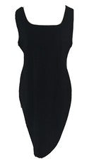 Vestido Curvylicious 4 negro 48 viscosa vestido NUEVO midi vestido de tirantes