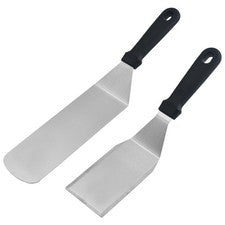 Juego de utensilios de cocina 2 piezas para panqueques pescado parrilla pizza D