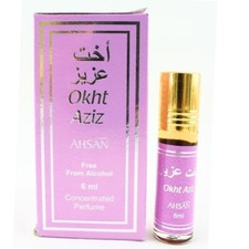 Aceite de perfume Ahsan Okht Aziz Roll On - 6 ml (sin caja al por menor)