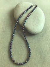 Collar arco iris magnético hematita para mujer de plata esterlina alivio del dolor - envío y devolución gratuitos