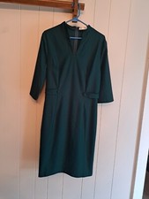 Vestido para mujer Muxxn funda manga 3/4. Verde oscuro. Talla XL