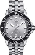 Tissot Seastar 1000 Powermatic T120.407.11.031.00 Silver Dial Men’s Diver Watch