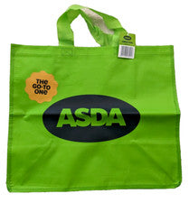 Bolso de compras ASDA Green Bags for Life 2025 nuevo con etiquetas nuevo