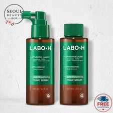 LABO-H Ampolla Fortalecedora Cuero Cabelludo Tónico 100ml+100ml Recarga Corea Cuidado del Cabello