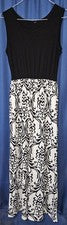 Vestido largo grande clásico de moda para mujer