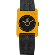 Orologio ADIDAS RETRO POP TWO AOST22543 Tessuto Nero Giallo OFFICIAL