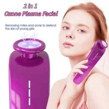 Máquina de belleza 2 en 1 plasma cuidado facial ozono rejuvenecimiento de la piel tratamiento acné