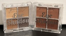 Sombra de ojos 2-Groovi Beauty 4 colores por compacto 0,14 OZ envío gratuito