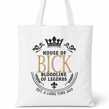Bolso Shopper BICK Family Surname House Of Cotton