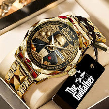 Reloj de cuarzo de lujo de aleación The Godfather 45 aniversario 2026 - 20937