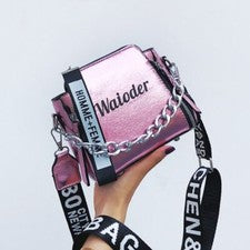 Bolso De Cuero Para Mujer Mini Bolsa De Mensajero Elegante Billetera Hombro Moda