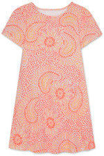 Vestido para mujer - Vestido estampado amarillo naranja - Mini vestido - 2XL - Algodón