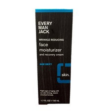 Crema hidratante facial reductora de arrugas y recuperación Every Man Jack Age Defy 1,7 oz