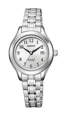 Reloj Citizen REGUNO KM4-112-91 Solar Tech Mujer Plata Árabe Fecha