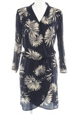Vestido blusa MSCH Copenhagen Lualua estampado floral azul beige talla 36