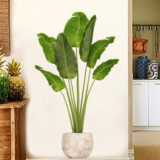 2 Piezas Calcomanías de Pared Plantas Hágalo Usted Mismo Pegatinas Extraíbles Decoración del Hogar