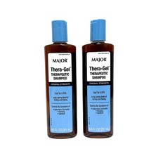 2 champú terapéutico Major Thera-Gel fuerza original alquitrán de carbón 8,5 oz 11/2026