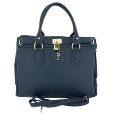 Bolso de mano bandolera Fioretta italiano de cuero genuino para mujer -