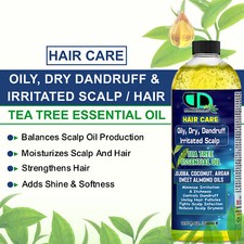 Aceite para el cuidado del cabello para alivio de la caspa y el cuero cabelludo irritado nutre el cabello graso y seco R