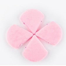 Mini herramienta de maquillaje facial lavable reutilizable en polvo de terciopelo triangular