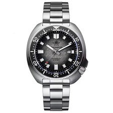 🐬 - Orologio Addiesdive AD 2511 Japan Quarzo Cpt Willard Turtle Subacqueo Nero