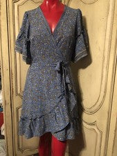 Vestido para mujer diseño por Max Studio talla M estilo envolvente