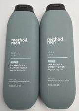 Champú + acondicionador 2 en 1 Method Men, mar + surf, 14 oz.