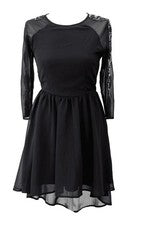 Vestido mujer Topshop talla 34 (UK8) negro NUEVO vestido recto vestido camisero vestido