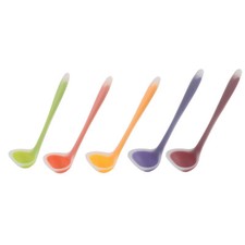 Cuchara sopera de silicona de 8,3" cucharón utensilio de cocina para cocinar hornear