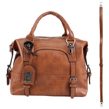 Mujeres Cuero Moda Damas Mensajero Bolso de Mano Bolso de Hombro Bolso Cartera7823