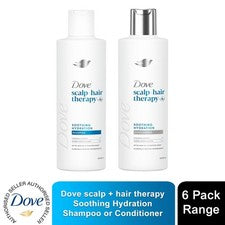 Champú o acondicionador hidratante calmante Dove Scalp+ Hair Therapy 250 ml, paquete de 6