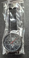 Reloj cronógrafo analógico de cuarzo para hombre fecha correa de nailon negra