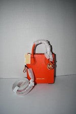 Bolso Bandolera MICHAEL KORS Mercer X PEQUEÑO Cuero Guijarro En Amapola #35S1GM9T0L N