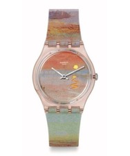 Swatch Unisex TURNER'S SCARLET SUNSET SO28Z700 SWISS MADE NUEVO