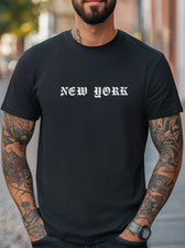Nueva York Gráfico Unisex Camiseta Mujeres Hombres Moda Camiseta Informal Camiseta