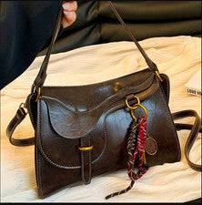 Bolso Bandolera de Hombro Pequeño Estilo Vintage de Cuero PU para Mujer Retro 🎁