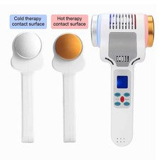 Máquina profesional de belleza facial martillo frío y caliente para el cuidado de la piel herramienta de belleza