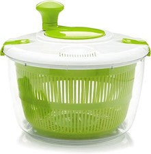 Estripadora de ensaladas 5L secadora de ensaladas estripadora de verduras secadora de verduras spinner verde