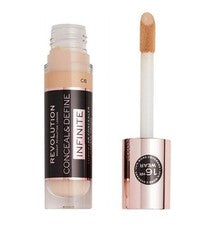 Corrector Makeup Revolution Beauty Conceal & Define Infinite XL, C6 Nuevo SELLADO