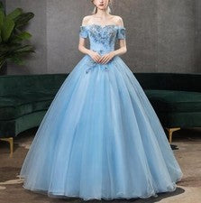 Vestido de Boda Para Mujer Fuera del Hombro Preside Show Vendaje Noche Vestido Hinchado Elegante