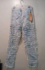 Pantalones de mezclilla desgastados de moda para hombre talla 32 nuevos