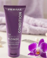 Pravana The Perfect Blonde acondicionador tonificante púrpura 2 oz LOTE DE 2