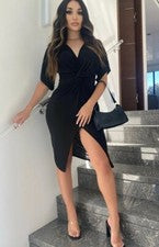 Vestido ajustado negro nudo completo de moda nova talla L nuevo con etiquetas #CB7