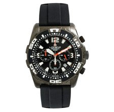 Orologio Uomo LORENZ 26171FF Chrono Silicone Nero Sub 100mt