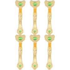 6 piezas delicados adornos de metal para decoración del hogar decoración de escritorio