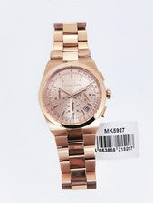 Reloj Michael Kors Damas MK5927 Channing Oro Rosa Cronógrafo NUEVO GENUINO