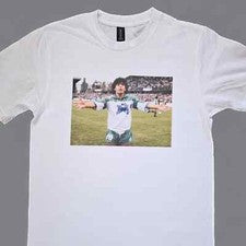 Diego Maradona Camiseta Blanca Estampado Vintage Sin Drogas Tallas Disponibles S-5XL (Persona