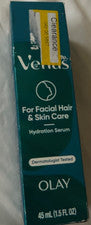 NUEVO Suero hidratante Gillette Venus Olay para cabello facial y cuidado de la piel 1,5 fl. oz.